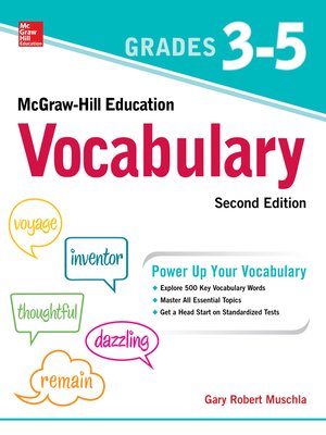 cover image of McGraw-Hill Education Vocabulary Grades 3-5